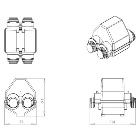 Insulating cover BO 75