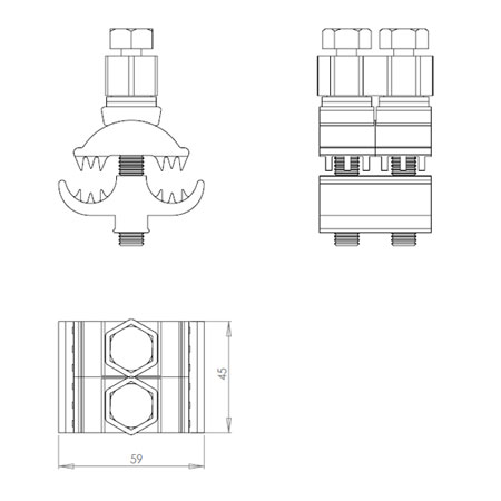 Insulation piercing connector CO 55.1