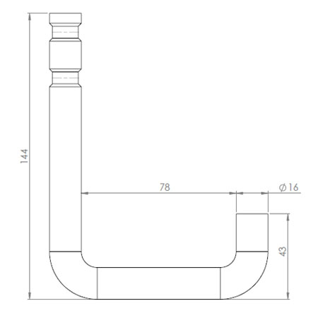 Stirrups L-shaped CO 70.15